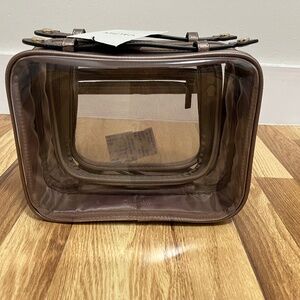 Calpark Medium Clear Cosmetics Case